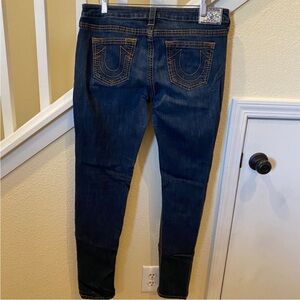 True Religion Dark Indigo Skinny Jeans